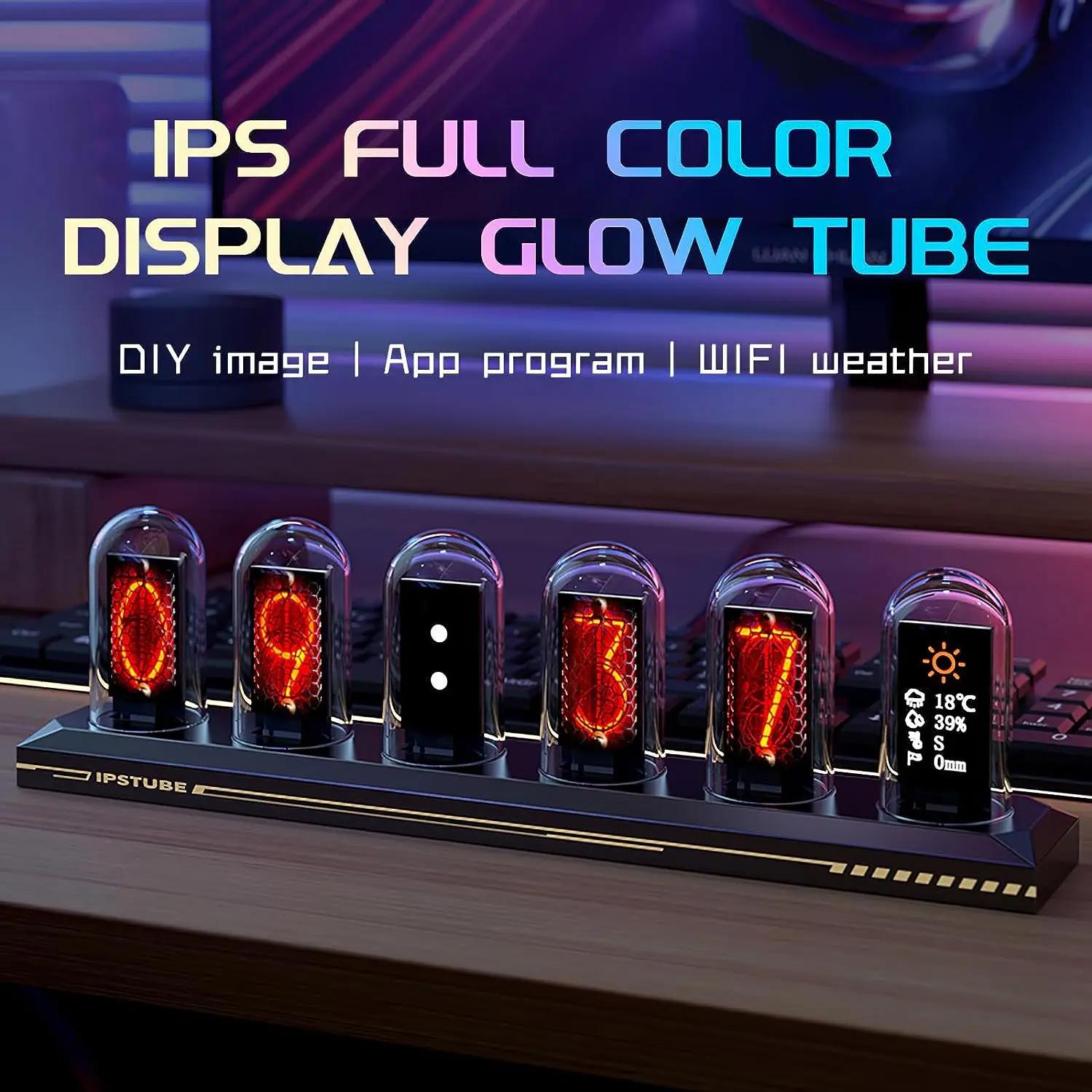 RGB Nixie Ʃ ð LED ߱ IPS ÷ ũ DIY Ƴα  Ʃ ߰  ̹ ũ    ̵ ǰ